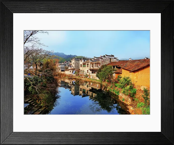 Framed Print : Nianbadu ancient town, Jiangshan City, Zhejiang Province, China Framed Print : Nianbadu ancient town, Jiangshan City, Zhejiang Province, China
