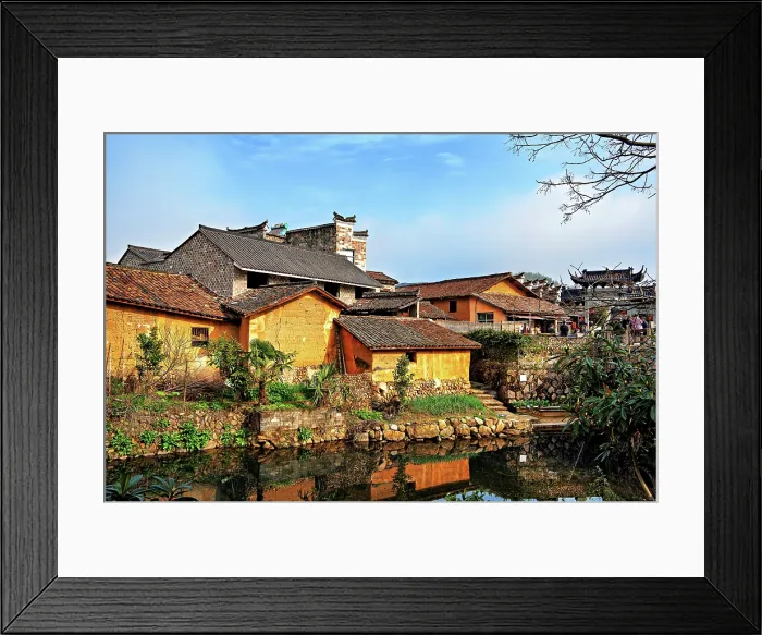 Framed Print : Nianbadu ancient town, Jiangshan City, Zhejiang Province, China Framed Print : Nianbadu ancient town, Jiangshan City, Zhejiang Province, China