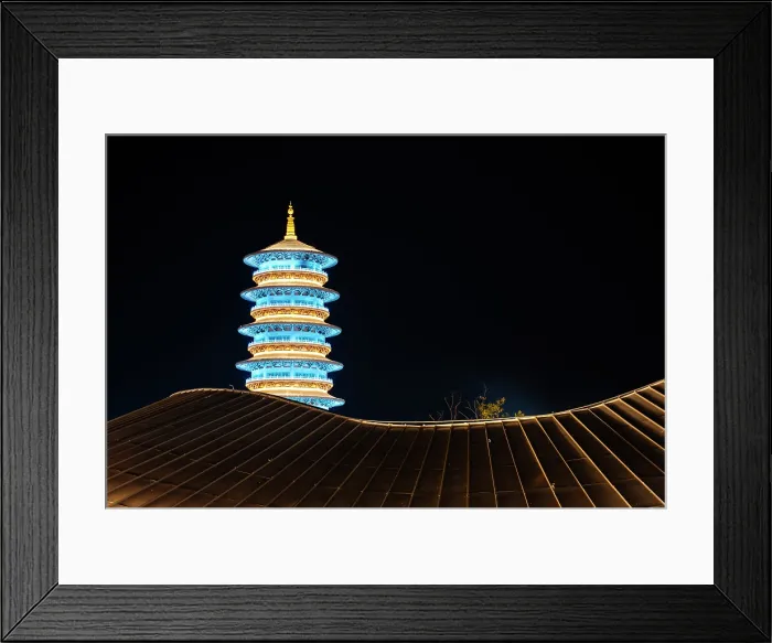 Framed Print : WuNvZhou Resort, Wuyuan County, Shangrao, Jiangxi Province, China