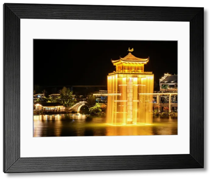 Framed Print : WuNvZhou Resort, Wuyuan County, Shangrao, Jiangxi Province, China Framed Print : WuNvZhou Resort, Wuyuan County, Shangrao, Jiangxi Province, China