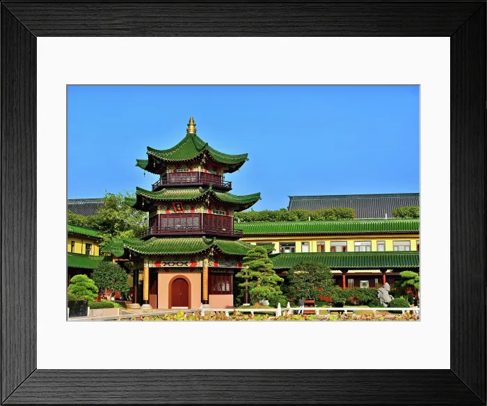 Framed Print : Dongling Monastery, Jiujiang City, Jiangxi Province, China