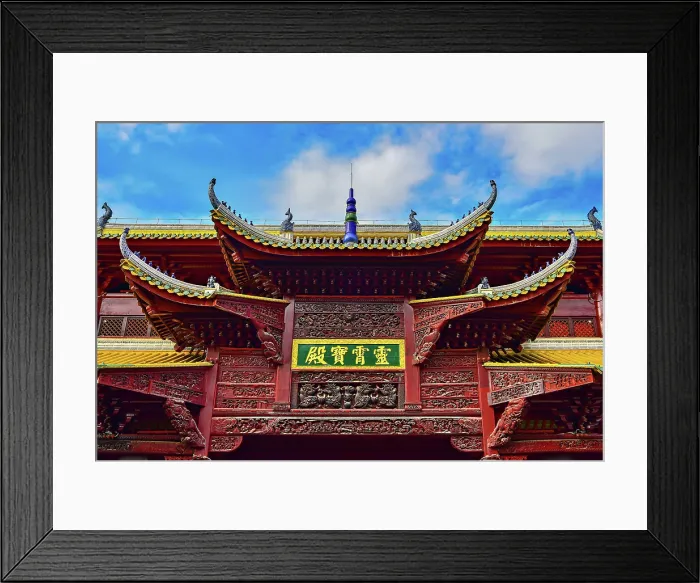 Framed Print : Wanshou Temple, Nanchang, Jiangxi Province, China Framed Print : Wanshou Temple, Nanchang, Jiangxi Province, China