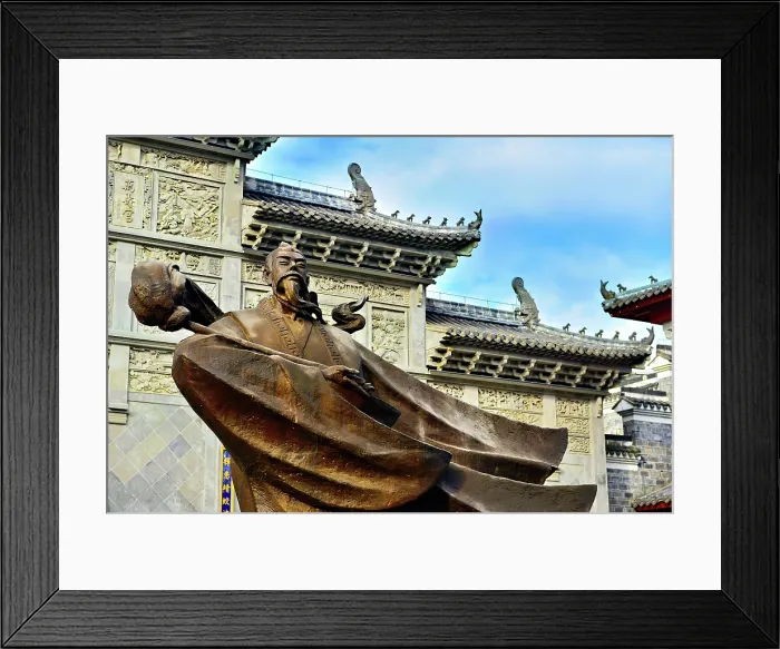 Framed Print : Statue of XuXun, the founding Taoist priest of Wanshou Temple from the Jin Dynasty at Wanshou Temple, Nanchang, Jiangxi Province, China Framed Print : Statue of XuXun, the founding Taoist priest of Wanshou Temple from the Jin Dynasty at Wanshou Temple, Nanchang, Jiangxi Province, China