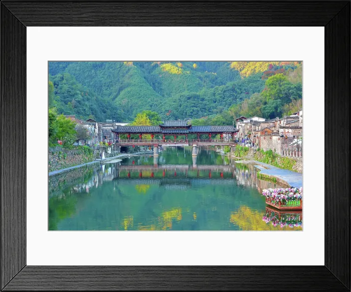 Framed Print : Yaoli ancient village, Jingdezhen, Jiangxi Province, China Framed Print : Yaoli ancient village, Jingdezhen, Jiangxi Province, China