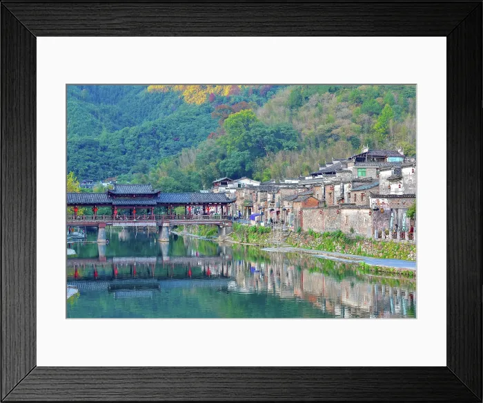 Framed Print : Yaoli ancient village, Jingdezhen, Jiangxi Province, China Framed Print : Yaoli ancient village, Jingdezhen, Jiangxi Province, China