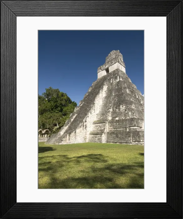 Framed Print : Temple No. 1 (Jaguar Temple), Tikal, UNESCO World Heritage Site, Tikal National Park Framed Print : Temple No. 1 (Jaguar Temple), Tikal, UNESCO World Heritage Site, Tikal National Park