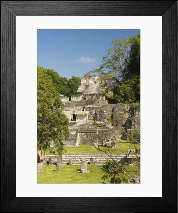 Framed Print : Great Plaza, North Acropolis, Tikal, UNESCO World Heritage Site, Tikal National Park Framed Print : Great Plaza, North Acropolis, Tikal, UNESCO World Heritage Site, Tikal National Park