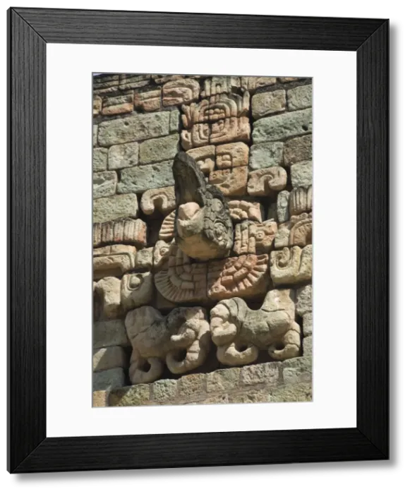 Framed Print : Stone sculpture of Mayan god, Ball Court, Copan Archaeological Park, UNESCO World Heritage Site Framed Print : Stone sculpture of Mayan god, Ball Court, Copan Archaeological Park, UNESCO World Heritage Site