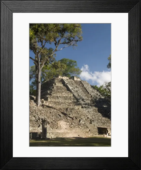 Framed Print : Mound No. 16, West Court, Copan Archaeological Park, UNESCO World Heritage Site Framed Print : Mound No. 16, West Court, Copan Archaeological Park, UNESCO World Heritage Site