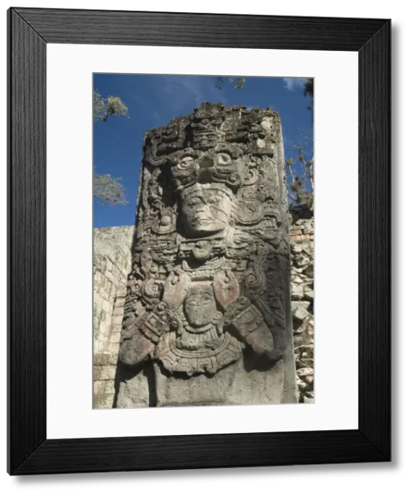 Framed Print : West Court, Stela P, Copan Archaeological Park, Copan, UNESCO World Heritage Site, Honduras, Central Framed Print : West Court, Stela P, Copan Archaeological Park, Copan, UNESCO World Heritage Site, Honduras, Central