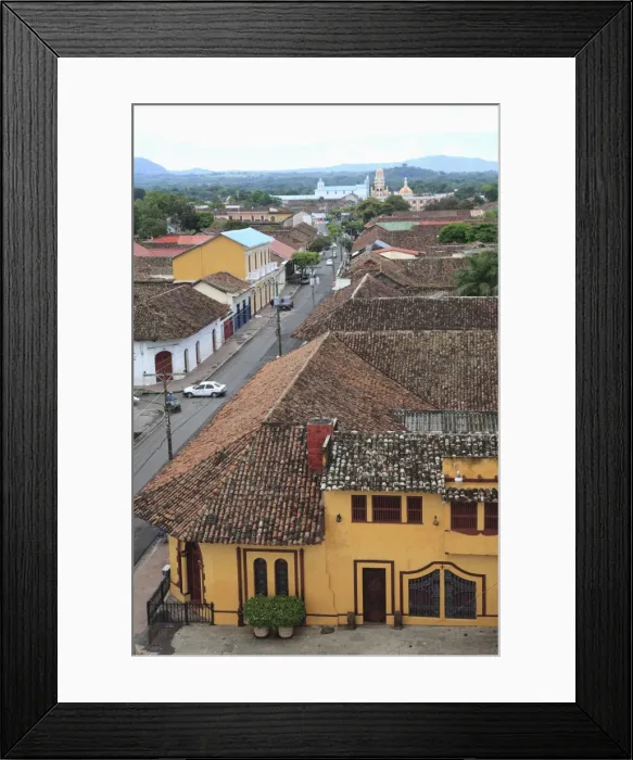 Framed Print : Overview, Granada, Nicaragua, Central America Framed Print : Overview, Granada, Nicaragua, Central America