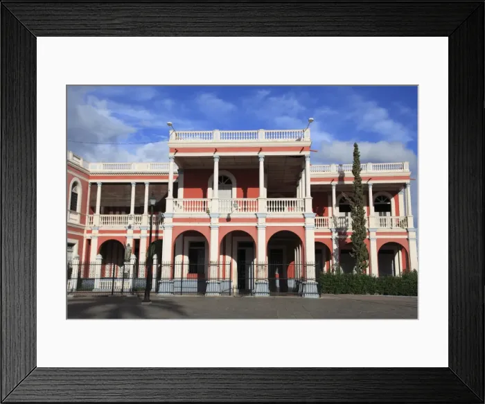 Framed Print : Palacio Episcopal (Bishops Palace), Parque Colon, Central Park (Parque Central) Framed Print : Palacio Episcopal (Bishops Palace), Parque Colon, Central Park (Parque Central)