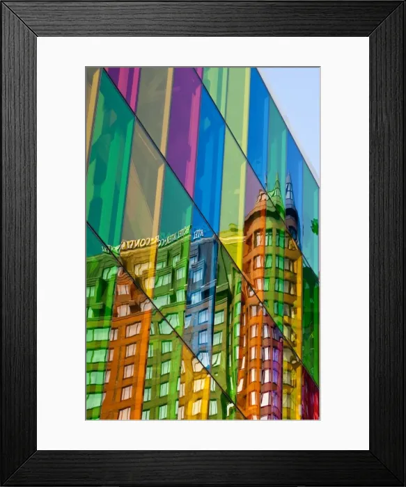 Framed Print : Flags at the Palais des Congres, Montreal, Quebec, Canada, North America Framed Print : Flags at the Palais des Congres, Montreal, Quebec, Canada, North America