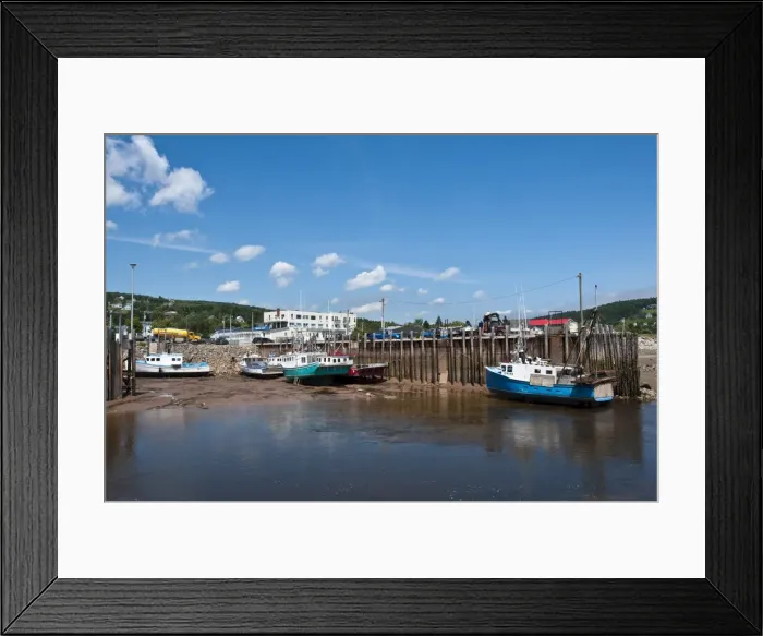 Framed Print : The harbour in Alma, New Brunswick, Canada, North America Framed Print : The harbour in Alma, New Brunswick, Canada, North America