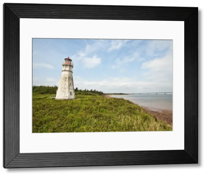 Framed Print : Lighthouse at Cape Jourimain National Wildlife Area, New Brunswick, Canada, North America Framed Print : Lighthouse at Cape Jourimain National Wildlife Area, New Brunswick, Canada, North America