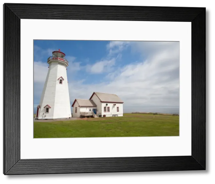 Framed Print : East Point Lighthouse, East Point, Prince Edward Island, Canada, North America