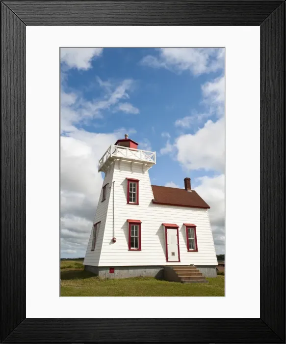 Framed Print : Lighthouse North Rustico Harbour, Rustico Harbour, Nova Scotia, Canada, North America Framed Print : Lighthouse North Rustico Harbour, Rustico Harbour, Nova Scotia, Canada, North America
