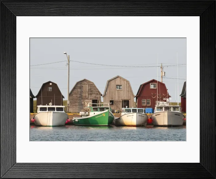 Framed Print : Fishing boats in Malpeque Harbour, Malpeque, Prince Edward Island, Canada, North America Framed Print : Fishing boats in Malpeque Harbour, Malpeque, Prince Edward Island, Canada, North America