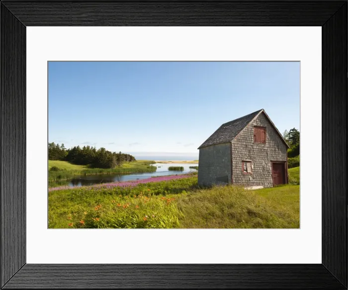 Framed Print : Old farmhouse near Lakeville, Prince Edward Island, Canada, North America Framed Print : Old farmhouse near Lakeville, Prince Edward Island, Canada, North America