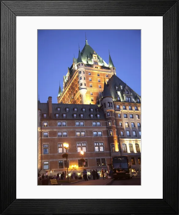 Framed Print : Chateau Frontenac, Quebec City, Quebec, Canada, North America Framed Print : Chateau Frontenac, Quebec City, Quebec, Canada, North America