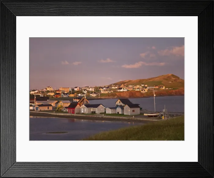 Framed Print : Ile Havre-Aubert, one of the Iles de la Madeleine (Magdalen Islands), in the Gulf of St Framed Print : Ile Havre-Aubert, one of the Iles de la Madeleine (Magdalen Islands), in the Gulf of St