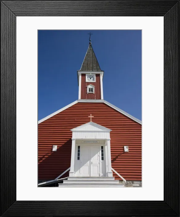 Framed Print : Church, Nuuk, Greenland, Arctic, Polar Regions Framed Print : Church, Nuuk, Greenland, Arctic, Polar Regions