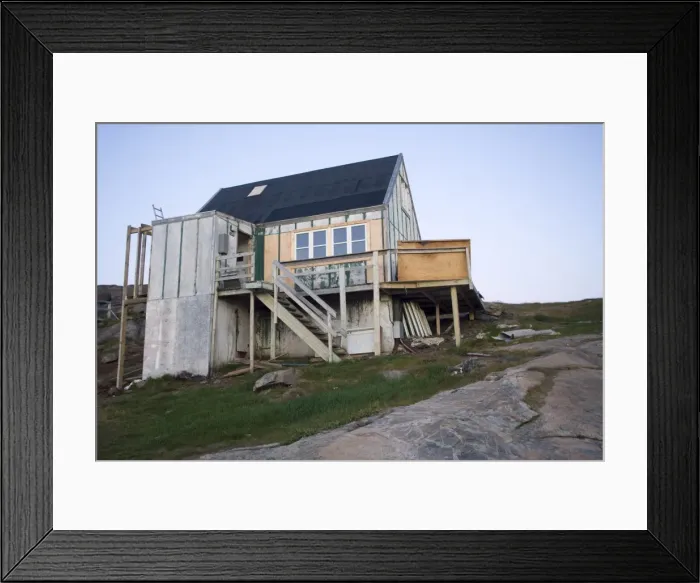 Framed Print : Inuit house, Tasiilaq, East Coast, Greenland, Polar Regions Framed Print : Inuit house, Tasiilaq, East Coast, Greenland, Polar Regions