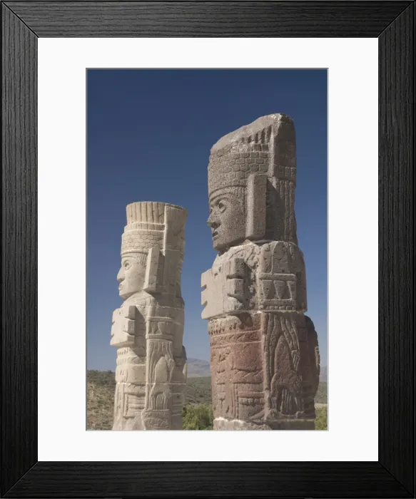 Framed Print : Atlantes warrior statues, Temple of Quetzalcoatl, Tula, the probable capital of Toltec civilization Framed Print : Atlantes warrior statues, Temple of Quetzalcoatl, Tula, the probable capital of Toltec civilization