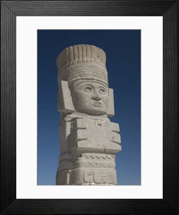 Framed Print : Atlantes warrior statue, Temple of Quetzalcoatl, Tula, the probable capital of Toltec civilization Framed Print : Atlantes warrior statue, Temple of Quetzalcoatl, Tula, the probable capital of Toltec civilization