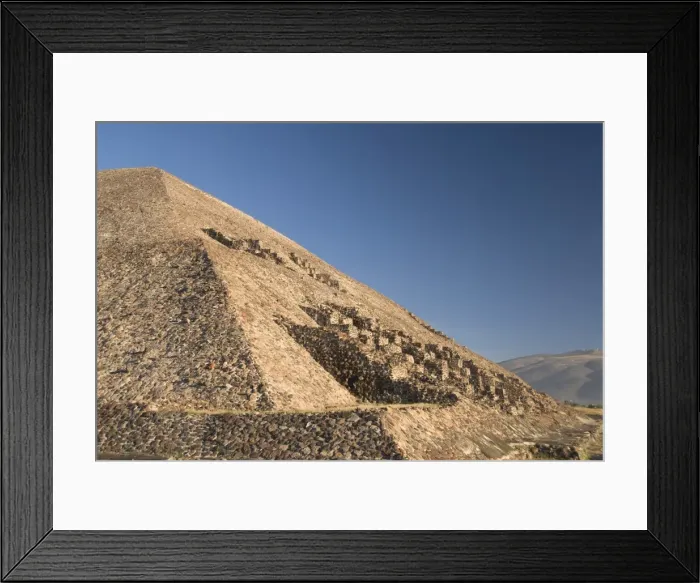 Framed Print : Temple of the Sun, Archaeological Zone of Teotihuacan, UNESCO World Heritage Site Framed Print : Temple of the Sun, Archaeological Zone of Teotihuacan, UNESCO World Heritage Site