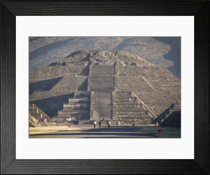 Framed Print : The Avenue of the Dead leading to the Pyramid of the Moon, Archaeological Zone of Teotihuacan Framed Print : The Avenue of the Dead leading to the Pyramid of the Moon, Archaeological Zone of Teotihuacan
