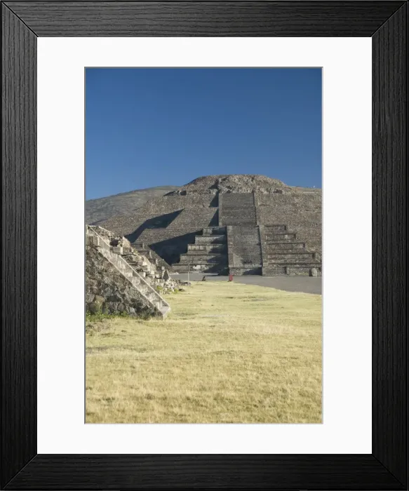 Framed Print : Pyramid of the Moon, Archaeological Zone of Teotihuacan, UNESCO World Heritage Site Framed Print : Pyramid of the Moon, Archaeological Zone of Teotihuacan, UNESCO World Heritage Site