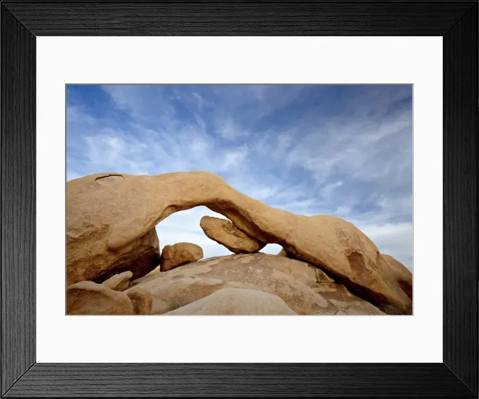 Framed Print : The arch at White Tank Campground, Joshua Tree National Park, California Framed Print : The arch at White Tank Campground, Joshua Tree National Park, California
