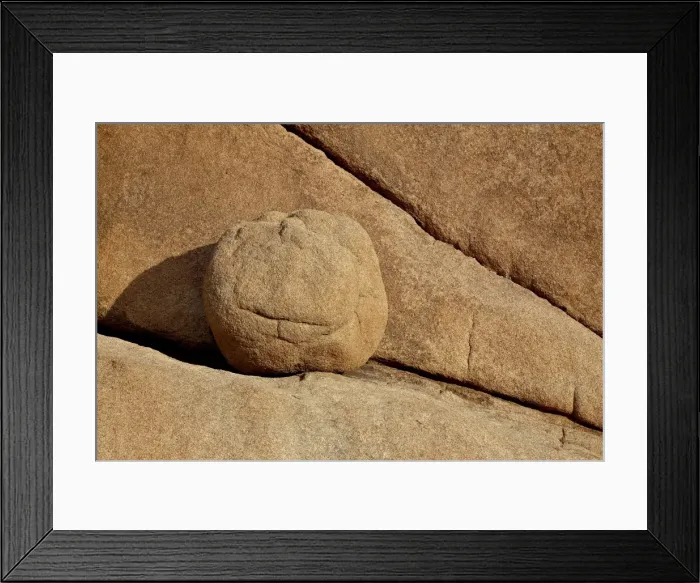 Framed Print : Boulder and cracks, Joshua Tree National Park, California, United States of America Framed Print : Boulder and cracks, Joshua Tree National Park, California, United States of America