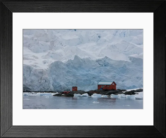 Framed Print : Glacier, Argentine Research Station, Paradise Bay, Antarctic Peninsula Framed Print : Glacier, Argentine Research Station, Paradise Bay, Antarctic Peninsula