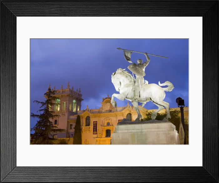 Framed Print : El Cid Statue and House of Hospitality in Balboa Park, San Diego, California Framed Print : El Cid Statue and House of Hospitality in Balboa Park, San Diego, California