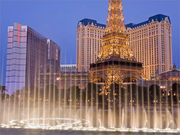 Ballys and Paris Casinos, Las Vegas, Nevada, United States of America, North America