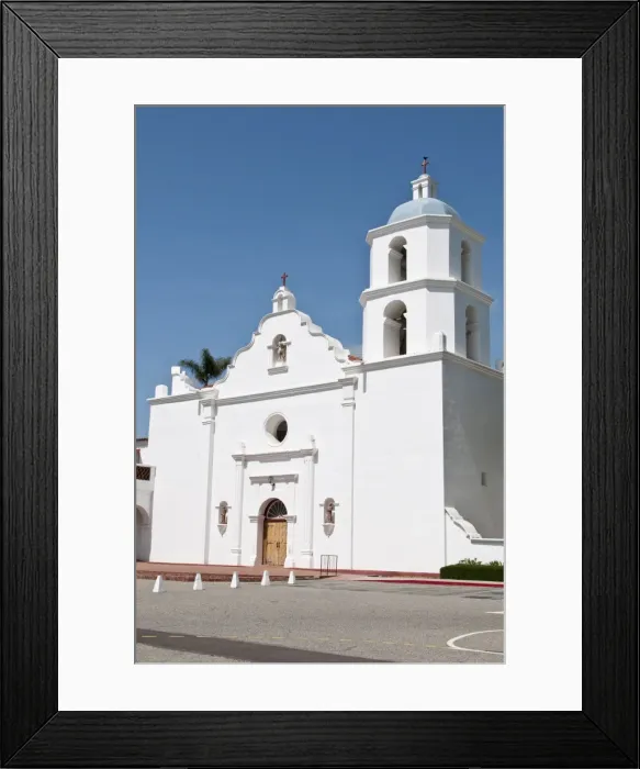 Framed Print : Mission San Luis Rey de Francia, Oceanside, California, United States of America Framed Print : Mission San Luis Rey de Francia, Oceanside, California, United States of America