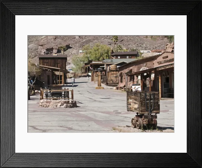 Framed Print : Calico Ghost Town near Barstow, California, United States of America, North America Framed Print : Calico Ghost Town near Barstow, California, United States of America, North America