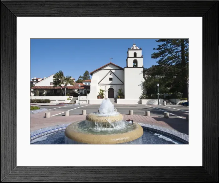 Framed Print : Old Mission San Buenaventura, Ventura, California, United States of America Framed Print : Old Mission San Buenaventura, Ventura, California, United States of America