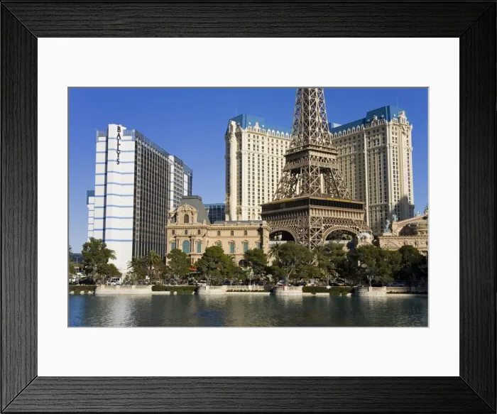 Framed Print : Ballys and Paris Casinos, Las Vegas, Nevada, United States of America, North America Framed Print : Ballys and Paris Casinos, Las Vegas, Nevada, United States of America, North America