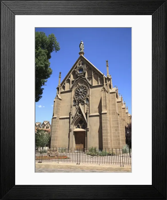 Framed Print : Loretto Chapel, Santa Fe, New Mexico, United States of America, North America Framed Print : Loretto Chapel, Santa Fe, New Mexico, United States of America, North America