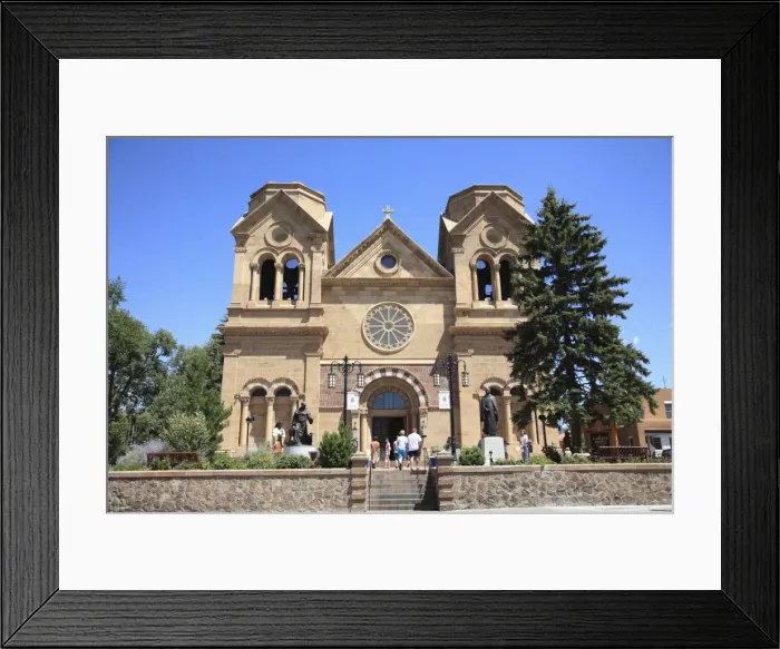 Framed Print : St. Francis Cathedral, Santa Fe, New Mexico, United States of America, North America Framed Print : St. Francis Cathedral, Santa Fe, New Mexico, United States of America, North America