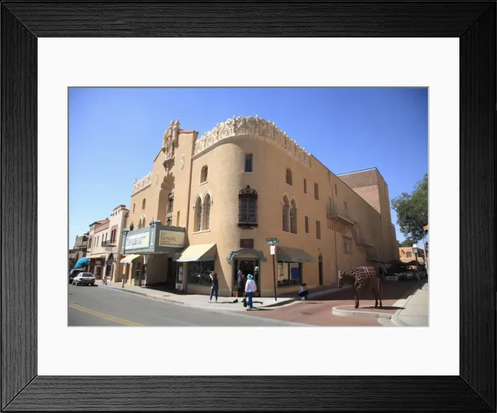 Framed Print : Lensic Performing Arts Center, Santa Fe, New Mexico, United States of America Framed Print : Lensic Performing Arts Center, Santa Fe, New Mexico, United States of America