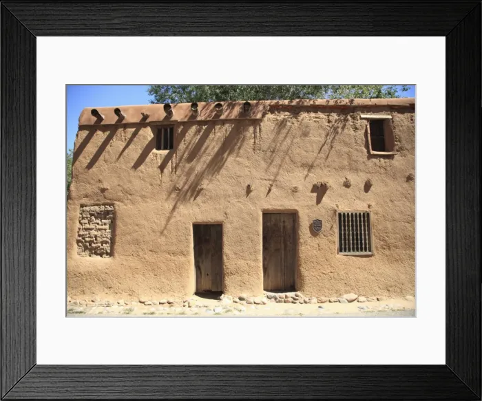 Framed Print : Oldest house in the United States, now a museum, Santa Fe, New Mexico, United States of America Framed Print : Oldest house in the United States, now a museum, Santa Fe, New Mexico, United States of America