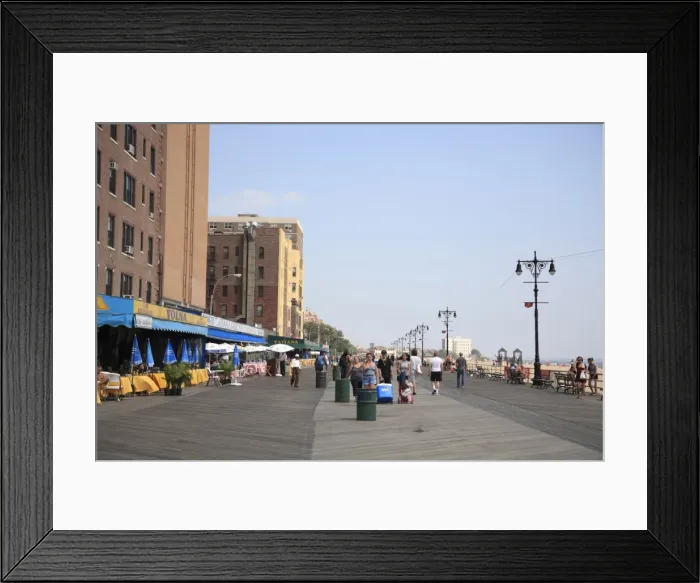 Framed Print : Brighton Beach Boardwalk, Little Russia, Brooklyn, New York City, United States of America Framed Print : Brighton Beach Boardwalk, Little Russia, Brooklyn, New York City, United States of America