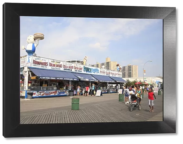Boardwalk, Coney Island, Brooklyn, New York City, United States of America, North America