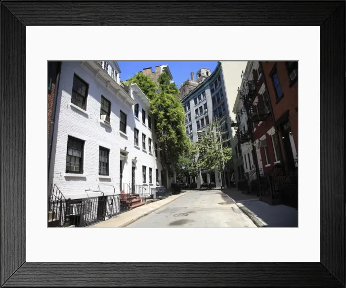 Framed Print : Gay Street, Greenwich Village, West Village, Manhattan, New York City, United States of America Framed Print : Gay Street, Greenwich Village, West Village, Manhattan, New York City, United States of America