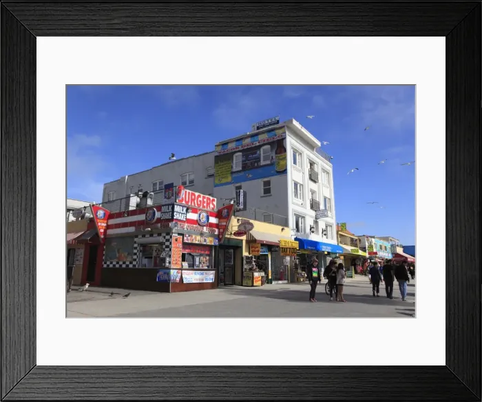 Framed Print : Venice Beach, Los Angeles, California, United States of America, North America Framed Print : Venice Beach, Los Angeles, California, United States of America, North America