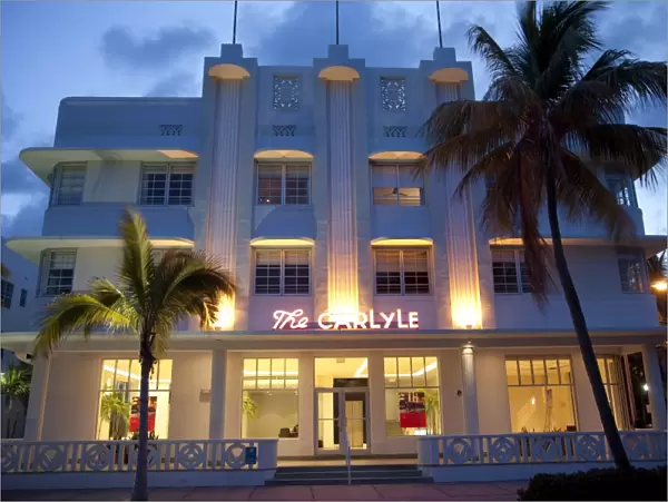 Art deco building in Miami Beach, Florida, United States of America, North America
